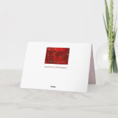 kerstkaart met vakantiewensen kaart (Achterkant)