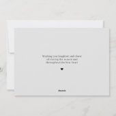 Kerstkaart met verhuisbericht Simply Home (Achterkant)