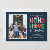 Kerstkaart met verhuizing aankondiging (Voorkant)
