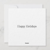 Kerstkaart met vlak ontwerp (Achterkant)
