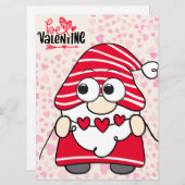 Kerstkaart met vlak ontwerp (Voorkant / Achterkant)