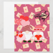 Kerstkaart met vlak ontwerp (Voorkant / Achterkant)