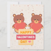 Kerstkaart met vlak ontwerp (Voorkant)