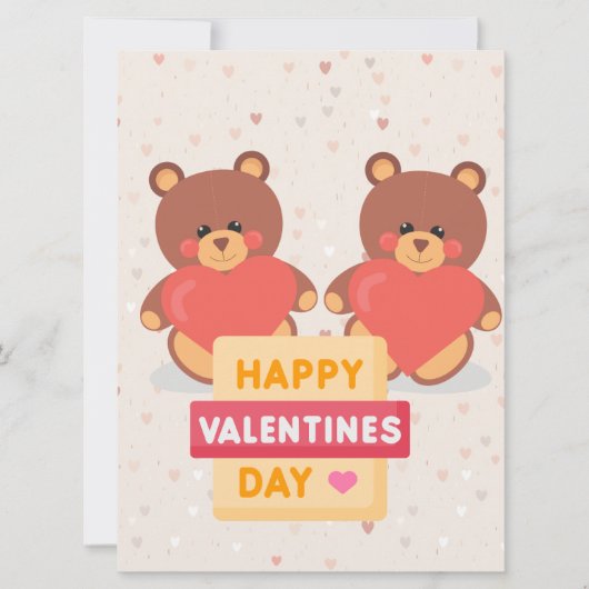 Kerstkaart met vlak ontwerp (Voorkant)