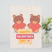 Kerstkaart met vlak ontwerp (Staand voorkant)