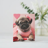 Kerstkaart met vlak ontwerp (Staand voorkant)