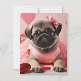 Kerstkaart met vlak ontwerp