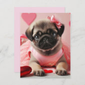 Kerstkaart met vlak ontwerp (Voorkant / Achterkant)