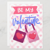 Kerstkaart met vlak ontwerp (Voorkant / Achterkant)