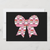 Kerstkaart met vlak ontwerp (Voorkant)