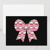 Kerstkaart met vlak ontwerp (Voorkant / Achterkant)