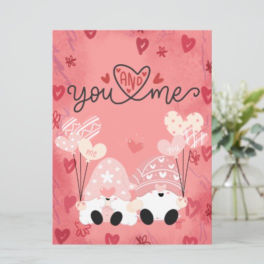 Kerstkaart met vlak ontwerp (Staand voorkant)