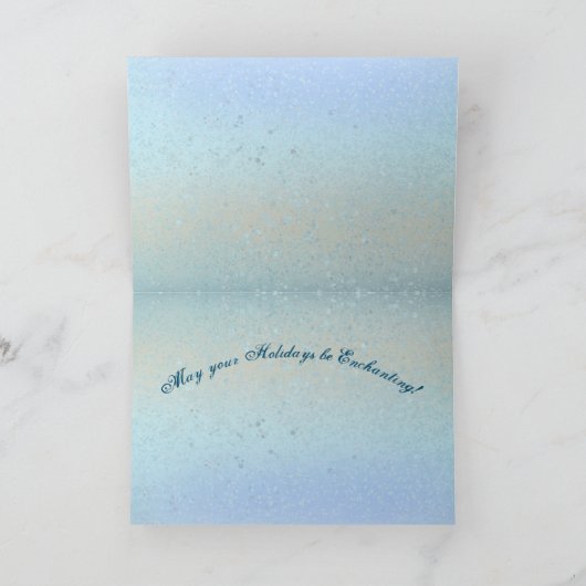 Kerstkaart met Vouwende Knuffels van Eenhoornveule Feestdagen Kaart (Binnen)