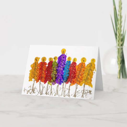 Kerstkaart met vrede voor iedereen van Lovitude Kaart (Voorkant)