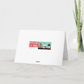 Kerstkaart met vredesboodschap feestdagen kaart (Achterkant)