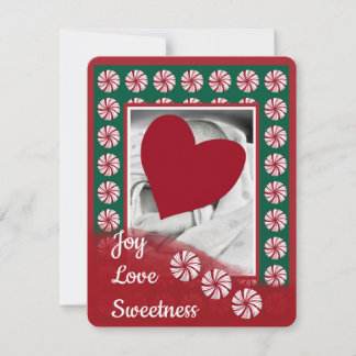 Kerstkaart met Vreugde Liefde en Zoetheid