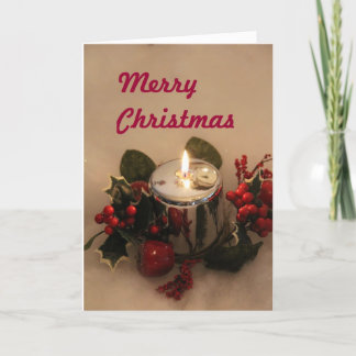 Kerstkaart met vrolijk kerstfeest feestdagen kaart