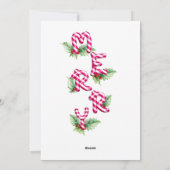 Kerstkaart met vrolijke en heldere foto (Achterkant)