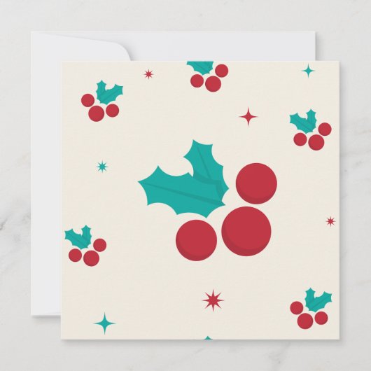 Kerstkaart met vrolijke groeten (Voorkant)
