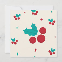Kerstkaart met vrolijke groeten