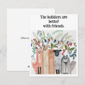 Kerstkaart met waterverf (Voorkant / Achterkant)