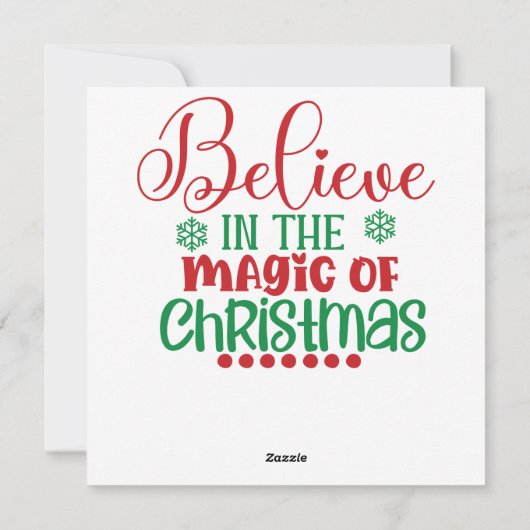 Kerstkaart met waterverf Sint (Achterkant)