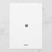 Kerstkaart met wensen van de Kerstman Kaart (Achterkant)