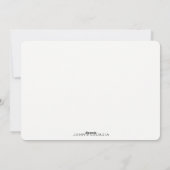 kerstkaart met windmolens in de winter (Achterkant)