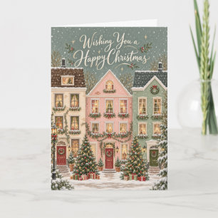Kerstkaart met Winter Wensen Kaart