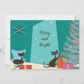 Kerstkaart Mid-Century Design (Voorkant)