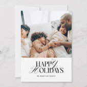 Kerstkaart | Moderne Kerst Foto Kaart (Voorkant)