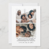 Kerstkaart | Moderne Kerst Foto Kaart (Achterkant)