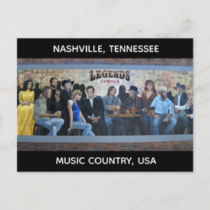 Kerstkaart Nashville, Tennessee Feestdagenkaart