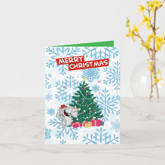 Kerstkaart Nautische Haven Kaart (Gele Bloem)