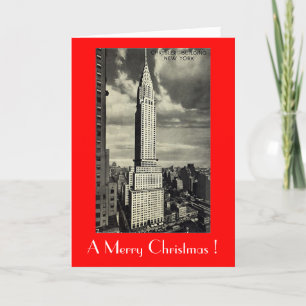 KerstKaart, New York City Feestdagen Kaart