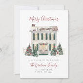 Kerstkaart Nieuw Thuis Aankondiging (Voorkant)