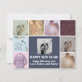 Kerstkaart nieuw tijdperk