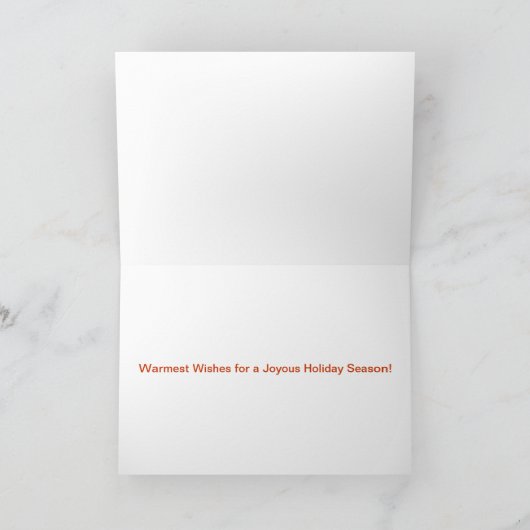 Kerstkaart:  'Noordelijke Lichten Feestdagen Kaart (Binnen)