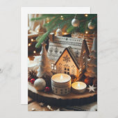 Kerstkaart Nordic Noel (Voorkant / Achterkant)