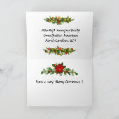 KerstKaart - North Carolina, VS Feestdagen Kaart (Binnen)