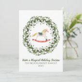 Kerstkaart Notenkraker Ballet Groen Kaart (Staand voorkant)