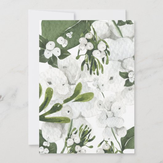 Kerstkaart Notenkraker Ballet Groen Kaart (Achterkant)