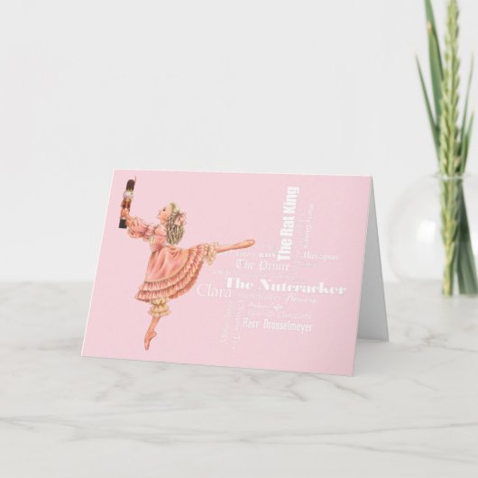 Kerstkaart Notenkraker Feestdagen Kaart (Voorkant)