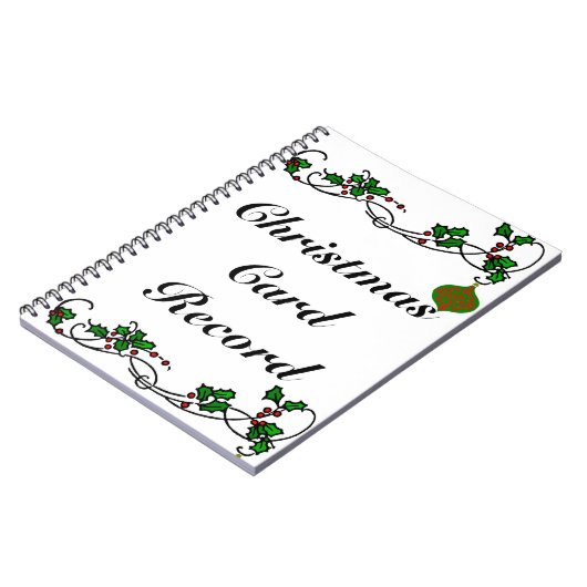 kerstkaart notitieboek (Linkerzijde)