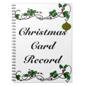 kerstkaart notitieboek (Voorkant)