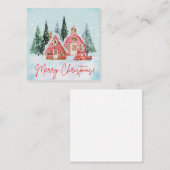 Kerstkaart Notitiekaartje (Voorkant / Achterkant)