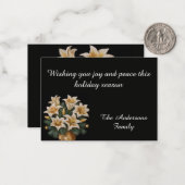  kerstkaart notitiekaartje (Voorkant / Achterkant in situ)