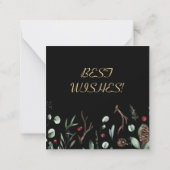 Kerstkaart Notitiekaartje (Achterkant)