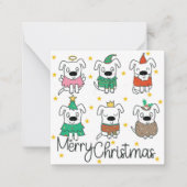 Kerstkaart Notitiekaartje (Voorkant)