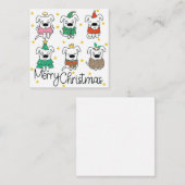 Kerstkaart Notitiekaartje (Voorkant / Achterkant)